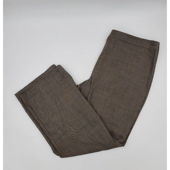 Elie Tahari Trousers Pant Womens Theora Virgin Wool Straight Leg Size 20 - Picture 1 of 12
